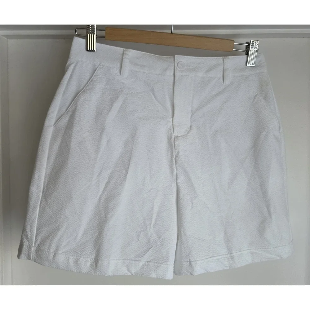 NWT Walter Hagen Women's Golf Shorts Size 4 White Athleisure Casual NWT